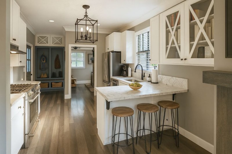 Dream House Plan - Interior - Kitchen 1 for Barndominium House Plan #44-222 - 2 bed, 1 bath