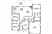 Ranch Style House Plan - 3 Beds 2 Baths 1864 Sq/Ft Plan #124-902 