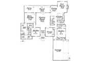 European Style House Plan - 3 Beds 3 Baths 2515 Sq/Ft Plan #52-146 