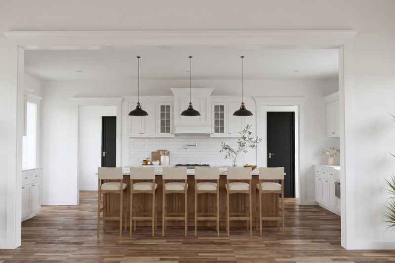 Architectural House Design - Interior - Kitchen 2 for Farmhouse House Plan #923-502 - 4 bed, 3.5 bath