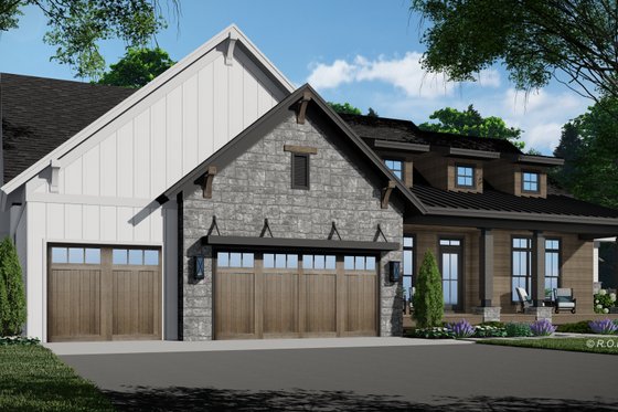 Exterior - Front Elevation 4 for Traditional House Plan #51-1224 - 2 bed, 2 bath