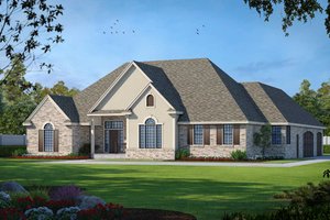 Traditional Exterior - Front Elevation Plan #101-104