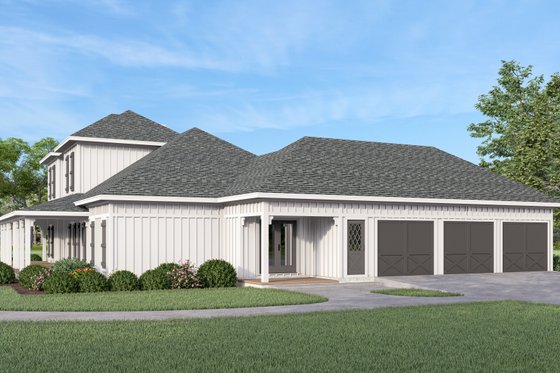 Exterior - Other Elevation for Farmhouse House Plan #45-627 - 4 bed, 3.5 bath