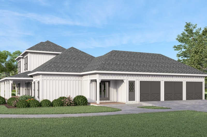 House Blueprint - Exterior - Other Elevation for Farmhouse House Plan #45-627 - 4 bed, 3.5 bath