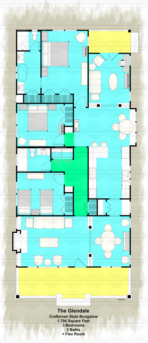 House Design - Craftsman Floor Plan - Other Floor Plan #489-13