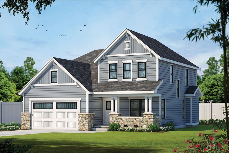 Home Plan - Traditional Exterior - Front Elevation Plan #20-1775