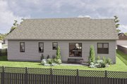 Traditional Style House Plan - 5 Beds 3 Baths 2007 Sq/Ft Plan #455-390 