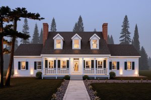 Farmhouse Exterior - Front Elevation Plan #3-321