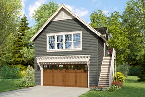 Craftsman Exterior - Front Elevation Plan #48-1093