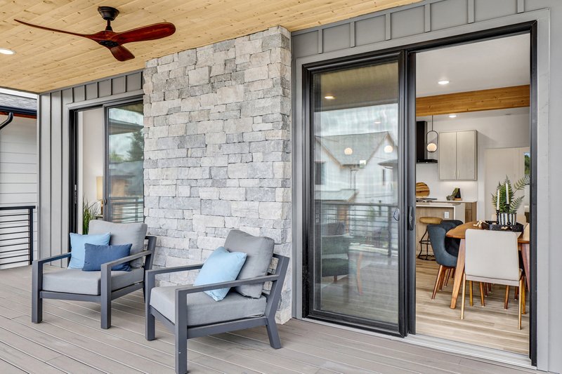 Architectural House Design - Exterior - Outdoor Living 1 for Contemporary House Plan #1070-233 - 2 bed, 2 bath