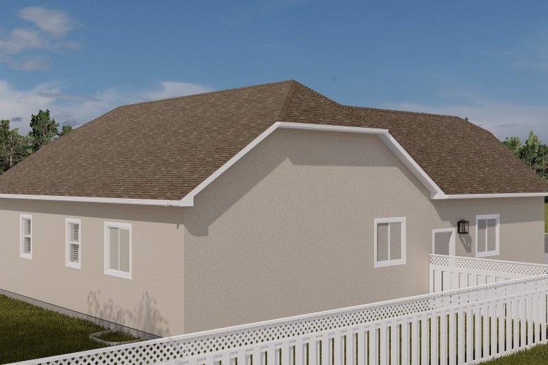 House Blueprint - Exterior - Other Elevation 2 for Farmhouse House Plan #1060-108 - 2 bed, 2 bath