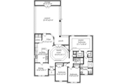 European Style House Plan - 3 Beds 2 Baths 1612 Sq/Ft Plan #69-114 