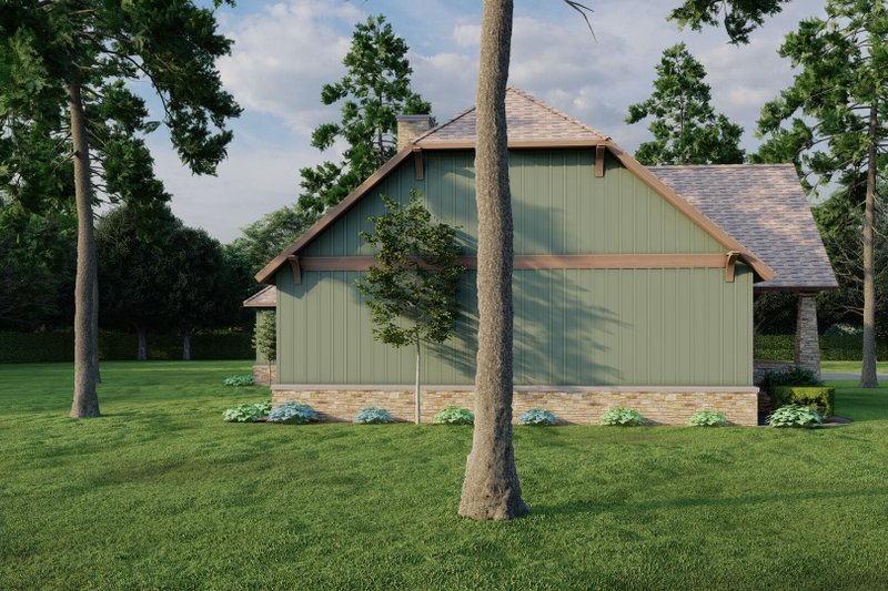 Dream House Plan - Exterior - Other Elevation 2 for Country House Plan #17-2901 - 3 bed, 2 bath