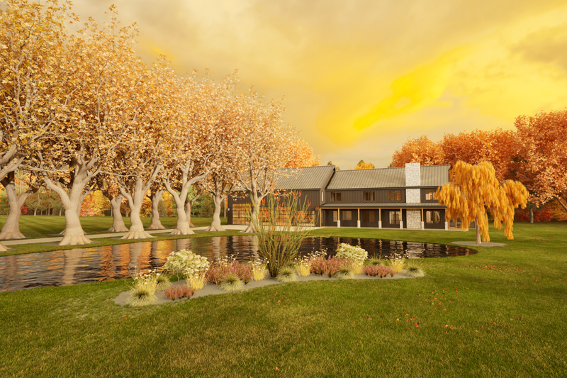 Architectural House Design - Exterior - Other Elevation 5 for Barndominium House Plan #1116-16 - 4 bed, 3 bath