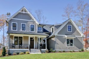 Country Exterior - Front Elevation Plan #1080-12