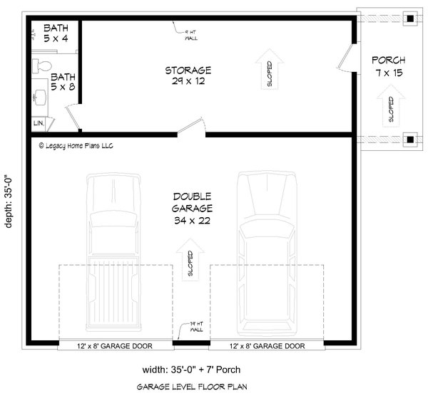 Modern Floor Plan - Main Floor Plan #932-683