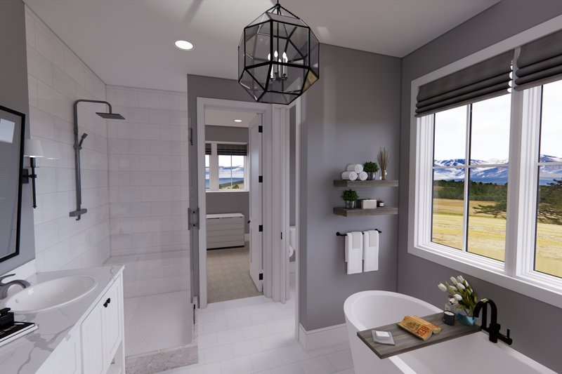 House Plan Design - Interior - Master Bathroom for Country House Plan #51-1567 - 3 bed, 2.5 bath