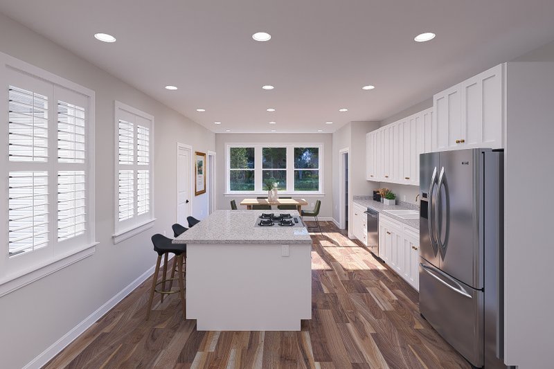 Architectural House Design - Interior - Kitchen for Farmhouse House Plan #1060-247 - 3 bed, 3.5 bath