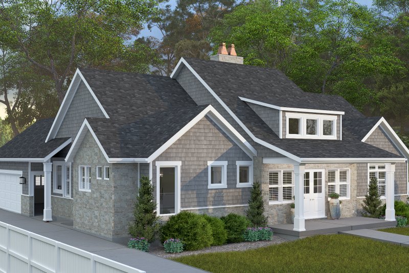Dream House Plan - Exterior - Front Elevation 4 for Cottage House Plan #1060-364 - 3 bed, 3.5 bath