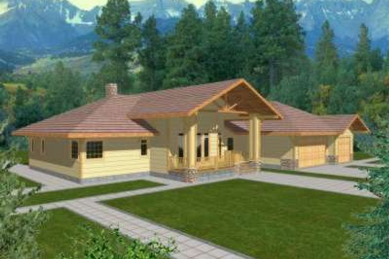 Traditional Style House Plan - 3 Beds 2.5 Baths 2618 Sq/Ft Plan #117-338