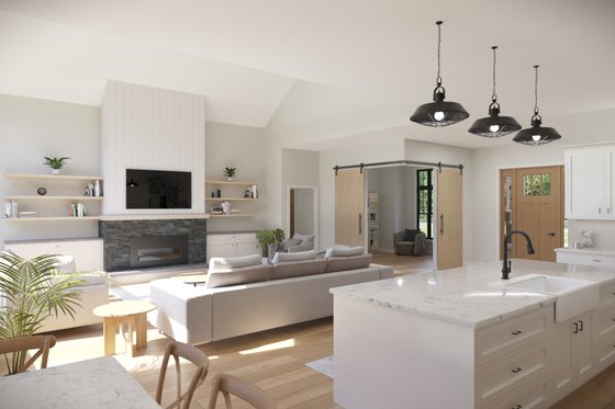 Interior - Kitchen for Farmhouse House Plan #1089-45 - 3 bed, 2.5 bath