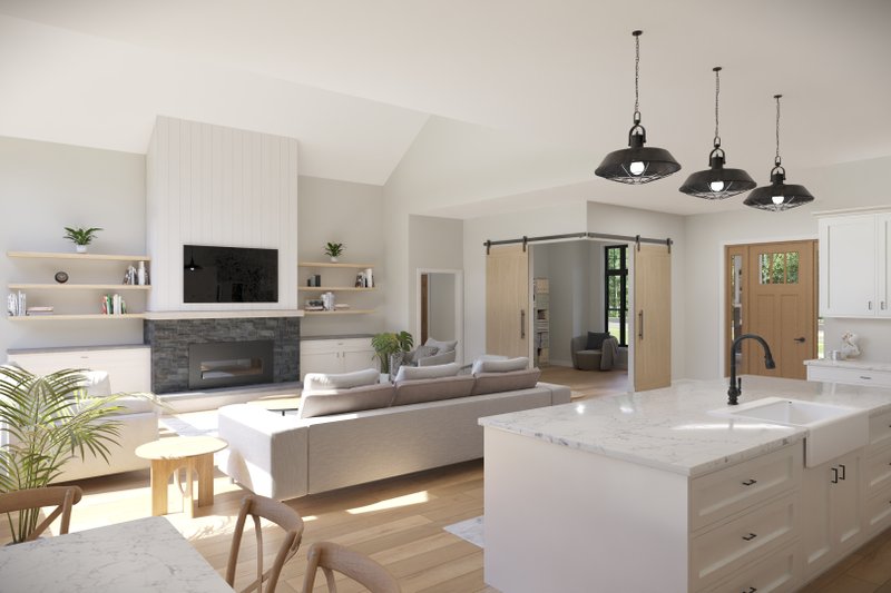 House Blueprint - Interior - Kitchen for Farmhouse House Plan #1089-45 - 3 bed, 2.5 bath