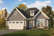 Craftsman Style House Plan - 2 Beds 2 Baths 1615 Sq/Ft Plan #57-666 