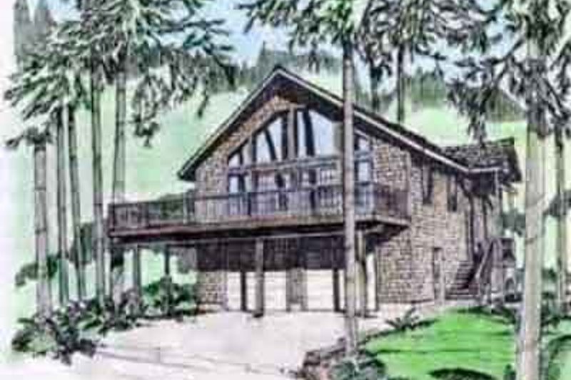 Home Plan - Modern Exterior - Front Elevation Plan #117-195