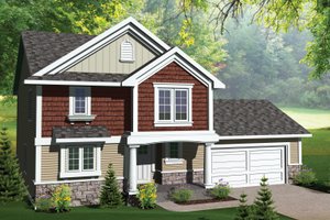 Traditional Exterior - Front Elevation Plan #70-1068
