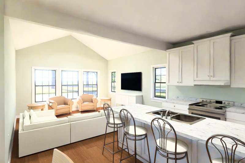Dream House Plan - Interior - Kitchen 2 for Cottage House Plan #513-2441 - 2 bed, 2 bath