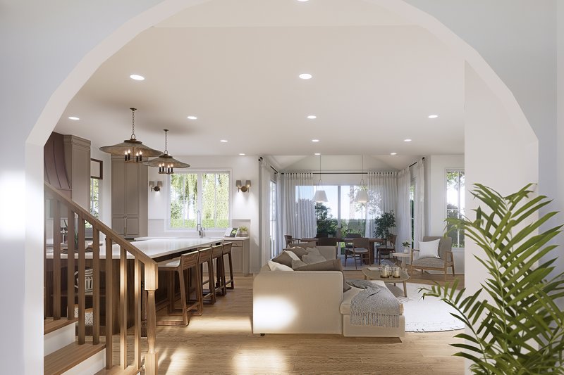 Architectural House Design - Interior - Entry 1 for Country House Plan #23-2822 - 3 bed, 2.5 bath