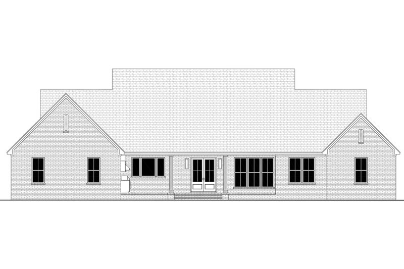 Architectural House Design - Exterior - Front Elevation 12 for Farmhouse House Plan #430-420 - 4 bed, 3.5 bath