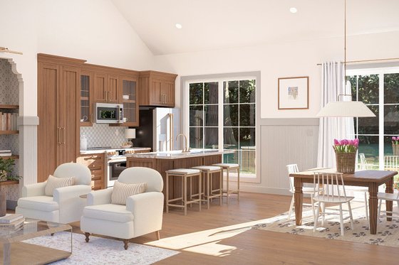 Interior - Other for Traditional House Plan #455-801 - 1 bed, 1 bath