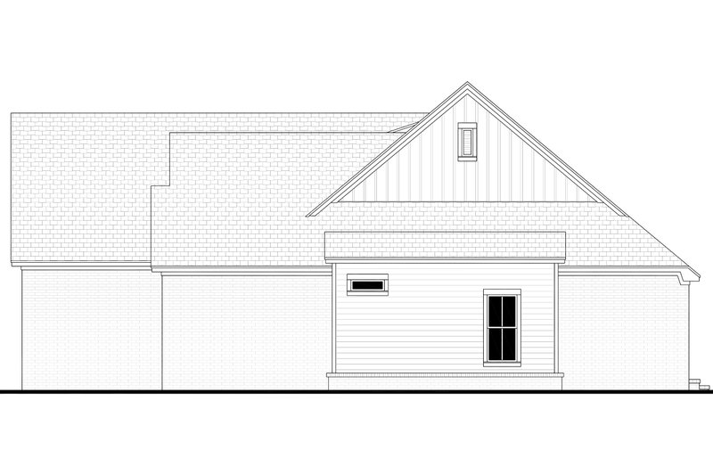 Dream House Plan - Exterior - Other Elevation 1 for Farmhouse House Plan #430-393 - 4 bed, 2 bath