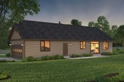 Ranch Style House Plan - 3 Beds 2 Baths 1493 Sq/Ft Plan #18-1035 