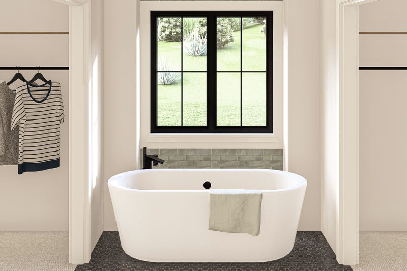 Home Plan - Interior - Master Bathroom 1 for Farmhouse House Plan #455-207 - 4 bed, 3.5 bath