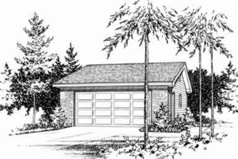 Home Plan - Traditional Exterior - Front Elevation Plan #22-440