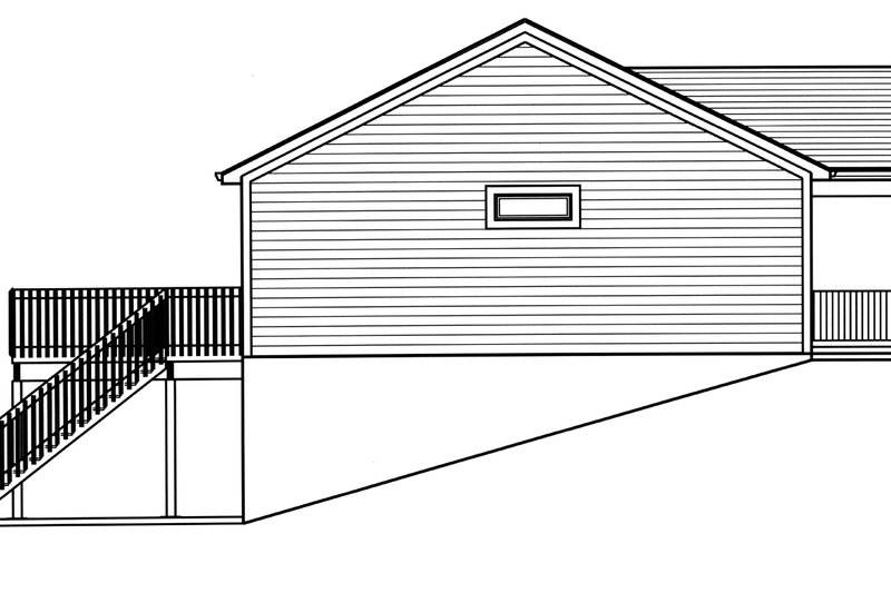 Home Plan - Exterior - Other Elevation 1 for Cottage House Plan #46-906 - 2 bed, 1 bath
