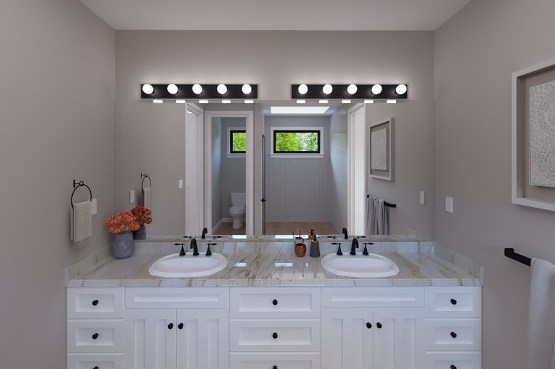 House Blueprint - Interior - Master Bathroom for Farmhouse House Plan #1060-489 - 3 bed, 2.5 bath