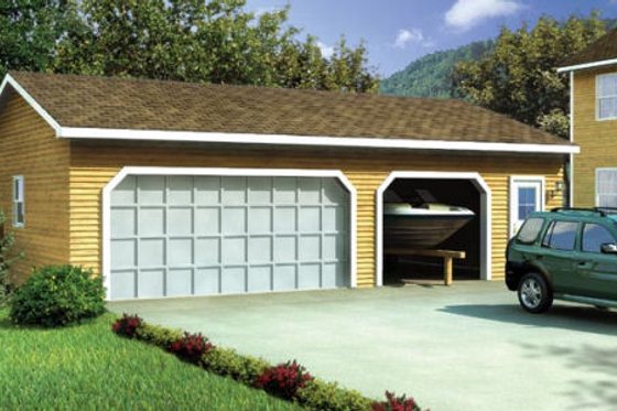 Exterior - Front Elevation for Traditional House Plan #312-742, 0 bath