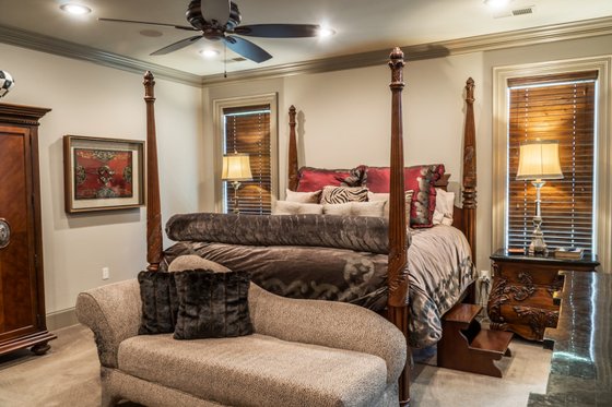 Interior - Master Bedroom for Craftsman House Plan #17-3391 - 4 bed, 2.5 bath