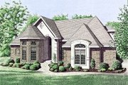 European Style House Plan - 3 Beds 2 Baths 2295 Sq/Ft Plan #34-113 