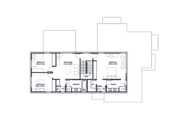 Modern Style House Plan - 3 Beds 2.5 Baths 3509 Sq/Ft Plan #496-8 