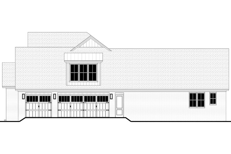 Architectural House Design - Exterior - Other Elevation 1 for Farmhouse House Plan #430-397 - 4 bed, 3.5 bath