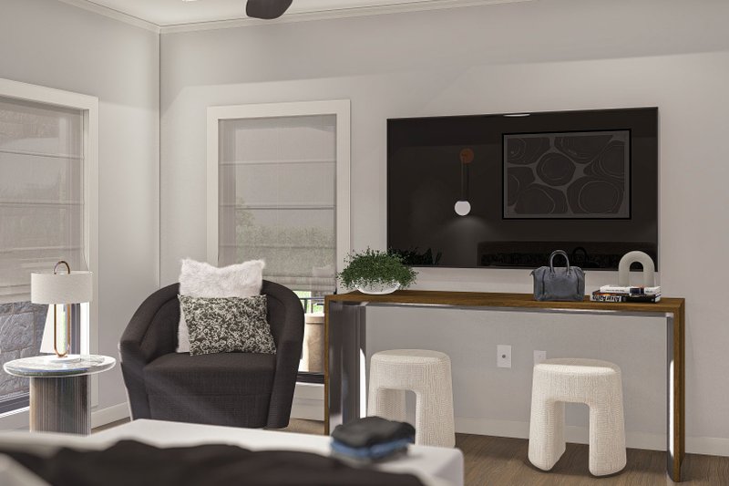 Dream House Plan - Interior - Master Bedroom for Modern House Plan #455-444 - 4 bed, 3.5 bath