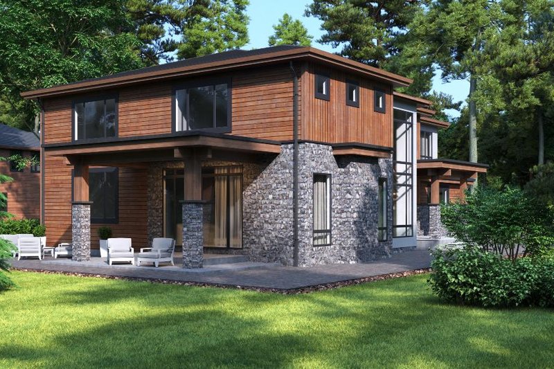 Dream House Plan - Exterior - Rear Elevation for Traditional House Plan #1066-58 - 3 bed, 3.5 bath
