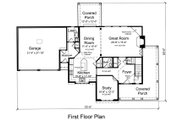 Traditional Style House Plan - 4 Beds 2.5 Baths 2333 Sq/Ft Plan #46-491 