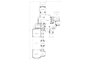 Modern prairie style house plan by Washington State designer with big beautiful master suite