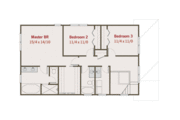 Craftsman Style House Plan - 4 Beds 2.5 Baths 2288 Sq/Ft Plan #461-35 