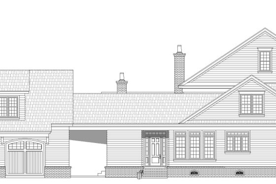Exterior - Other Elevation for Traditional House Plan #932-449 - 6 bed, 5 bath